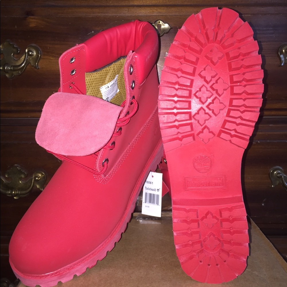 Timberland Red Boots Size 11 Possible Knockoffs